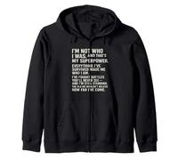 Unbreakable The Power of Who I 've Become Novità Regalo. Felpa con Cappuccio