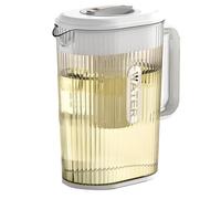 Unbreakable Water Pitcher With Lid, 2L Water Pitcher With Handle, Caldo/Cold Beverage Pitcher, Juice Contenitori con filtro, Caldo-Resistant Water Pitcher, Built-in Filter Water Pitcher