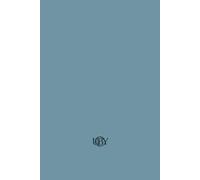 UnbreakableBY Minimalist Lined Journal: Coastal Solitude Collection: Rainstorm Blue (120 Pages, 6" x 9" Cream Paper)