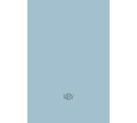 UnbreakableBY Minimalist Lined Journal: Coastal Solitude Collection: True Storm Blue (120 Pages, 6" x 9" Cream Paper)