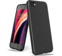 UNBREAKcable Cover per iPhone SE 2022/2020, iPhone 8/7-Custodia Antiurto Antiscivolo, Anti-Impronta e Resistente ai Graffi, Protezione Anticaduta-4,7", Nero Opaco