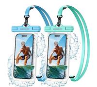 UNBREAKcable Custodia Impermeabile Borsa Impermeabile Universale, Cover Subacquea per iPhone 16 15 14 13 12 11 PRO Max, XR/XS/X/SE 2022, Samsung S24/S23/S22/S21, Huawei Fino a 7.0" - 2 Pezzi