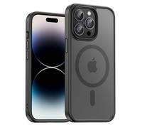 UNBREAKcable Custodia Magnetica per iPhone 14 Pro da 6,1 Pollici, Compatibile con MagSafe, Protezione Completa della Fotocamera, Custodia Sottile Antiurto e Anticaduta per Telefono - Nero