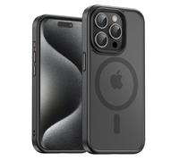 UNBREAKcable Custodia Magnetica per iPhone 15 Pro da 6,1 Pollici, Compatibile con MagSafe, Protezione Completa della Fotocamera, Custodia Sottile Antiurto e Anticaduta per Telefono - Nero