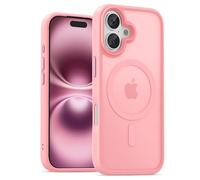 UNBREAKcable Custodia Magnetica per iPhone 16 da 6,1 Pollici, Compatibile con MagSafe, Protezione Completa della Fotocamera, Custodia Sottile Antiurto e Anticaduta per Telefono - Rosa