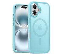 UNBREAKcable Custodia Magnetica per iPhone 16 da 6,1 Pollici, Compatibile con MagSafe, Protezione Completa della Fotocamera, Custodia Sottile Antiurto e Anticaduta per Telefono - Verde Menta