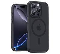 UNBREAKcable Custodia Magnetica per iPhone 16 Pro da 6,3 Pollici, Compatibile con MagSafe, Protezione Completa della Fotocamera, Custodia Sottile Antiurto e Anticaduta per Telefono - Nero