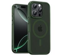 UNBREAKcable Custodia Magnetica per iPhone 16 Pro Max da 6,9 Pollici, Compatibile con MagSafe, Protezione Completa della Fotocamera, Custodia Sottile Antiurto e Anticaduta per Telefono - Verde Scuro