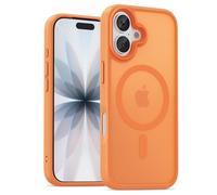 UNBREAKcable Custodia Magnetica per iPhone 17 da 6,3 Pollici, Compatibile con MagSafe, Protezione Completa della Fotocamera, Custodia Sottile Antiurto e Anticaduta per Telefono - Arancione