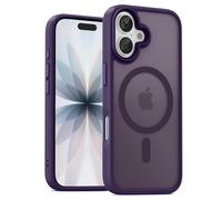 UNBREAKcable Custodia Magnetica per iPhone 17 da 6,3 Pollici, Compatibile con MagSafe, Protezione Completa della Fotocamera, Custodia Sottile Antiurto e Anticaduta per Telefono - Viola Scuro