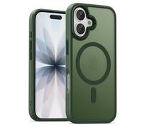 UNBREAKcable Custodia Magnetica per iPhone 17 da 6,3 Pollici, Compatibile con MagSafe, Protezione Completa della Fotocamera, Custodia Sottile Antiurto e Anticaduta per Telefono - Verde Scuro