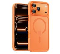 UNBREAKcable Custodia Magnetica per iPhone 17 Pro Max da 6,9 Pollici, Compatibile con MagSafe, Protezione Completa della Fotocamera, Custodia Sottile Antiurto e Anticaduta per Telefono - Arancione