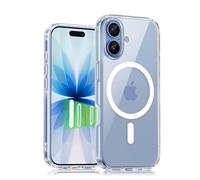 UNBREAKcable Magnetica per Custodia iPhone 17 (6,3 Pollici), Compatibile con MagSafe, Trasparente Anti-ingiallimento, Pulsante Camera Control, Sottile, Antiurto, Con Anello Magnetico Potente