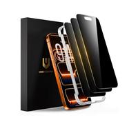 UNBREAKcable Panzer frangivista in vetro compatibile con iPhone 17 Pro Max (6,9 pollici), protezione privacy screen con anti spy, antigraffio, anti-impronte e senza bolle, 3 pezzi