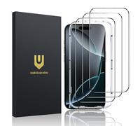 UNBREAKcable Pellicola iPhone 16 Pro Max, Completa Vetro Temperato Film, Antigraffio, Durezza 9H, Grado Militare, 99,99% HD, Tocco Sensibile, 3 pezzi