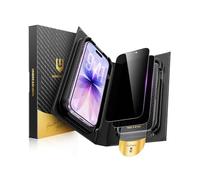 UNBREAKcable Pellicola Privacy per iPhone 17, Kit Eliminazione Automatica Polvere, Vetro Temperato Anti-Spia 28° Antirottura, Applicazione Facile Senza Bolle, Copertura Totale 9H - Confezione da 2