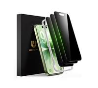 UNBREAKcable Pellicola protettiva in vetro temperato compatibile con iPhone 17 (6,3 pollici), protezione privacy screen con anti spy, antigraffio, anti-impronte e senza bolle, 3 pezzi