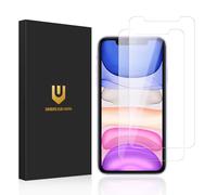 UNBREAKcable Pellicola Protettiva in Vetro Temperato Compatibile per iPhone XR (2-Pezzi)[Cornice di Installazione Facile] Pellicola Protettiva in Vetro Temperato Serie Double Defense per 6,1 Pollici