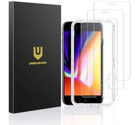 UNBREAKcable Pellicola Protettiva per iPhone SE 2020/SE 2022, iPhone 8/7/6/6s [3 Pezzi], Durezza 9H, Pellicola Protettiva 2,5D, Anti-Bolle, AntiGraffio, Facile da Applicare
