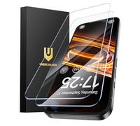 UNBREAKcable Pellicola protettiva per schermo per iPhone 16 Pro [confezione da 2], durezza 9H, vetro temperato, anti-impronta, HD trasparente, installazione senza polvere