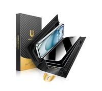 UNBREAKcable - Protezione Privacy per iPhone 15 Plus, Pack da 3 Vetri a Copertura Totale [28° Anti-Spy] [Durezza 9H] [Installazione Facile] Vetro Resistente e Alta Protezione