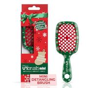 UNbrush Mini spazzola per capelli per vacanza per spazzolare senza dolore su tutti i tipi di capelli bagnati/asciutti - Mini spazzola districante Unbrush con setole antistatiche durevoli, leggera e