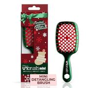 UNbrush Mini spazzola per capelli per vacanza per spazzolare senza dolore su tutti i tipi di capelli bagnati/asciutti - Mini spazzola districante Unbrush con setole antistatiche durevoli, leggera e