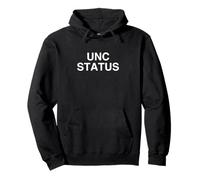 Unc Stato Zio Unhinged Gen Z College Sarcastico Gag Meme Felpa con Cappuccio