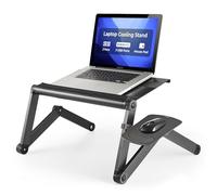 Uncaged Ergonomics Workez Cool notebook raffreddamento supporto - black-p Black