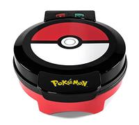 Uncanny Brands - Macchina di Pokemon Pokeball per creare il tuo gofre con la stampa della Poke Ball - Spina europea - Tipo C (WM1-POK-PK1-EU) - Regalo Friki - Cucina