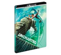 Uncharted - Steelbook 4K (Blu-ray 4K Ultra-HD+ Blu-ray Hd) + SegnaliBlu-rayo + Block Notes