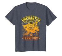Uncharted Women Territory Caccia al Tesoro Uomini ispiratori Maglietta, Bambini, Pervinca, 2 Anni