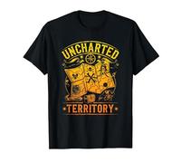 Uncharted Women Territory Caccia al Tesoro Uomini ispiratori Maglietta, Uomo, Nero, 4XL
