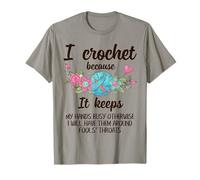 Uncinetto Divertente per Gli Amanti dell'uncinetto Maglietta