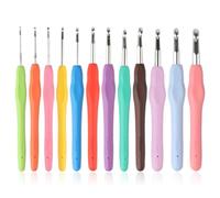 Uncinetto Set, 12 pz Generic Uncinetti, Crochet kit di Dimensioni Complete, Kit Uncinetto per Principianti, 2mm-8mm