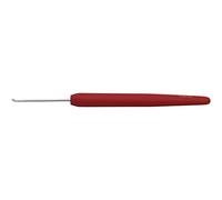 Uncinetto, taglia 2, L: 13,3 cm, rosso, 1 pezzo, lunghezza manico: 9,3 cm