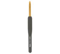 Tulip Crochet Hook, Black, Gold, One Size