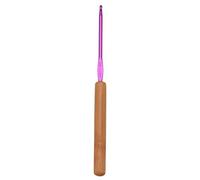Uncinetto tunisino ergonomico con manico in legno in alluminio tunisino uncinetto per lavoro a maglia treccia tappeto set per la realizzazione di tappeti