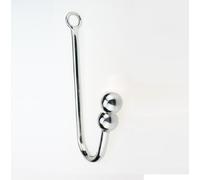 UNCINO SINGOLA SFERA METALLO DILDO PLUG BUTT ANALI Sadomaso ANALE MOD.58