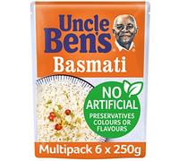 Uncle Ben's Basmati Classici 250g Microonde Riso (Confezione da 6)