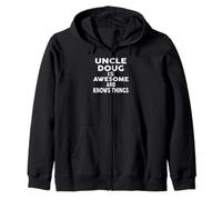 Uncle Doug Is Awesome And Knows Things Shirt Doug Felpa con Cappuccio