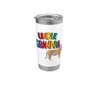 Uncle Grandpa Tiger Logo Bicchiere termico in acciaio inox doppia parete