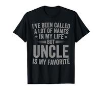 Uncle Is My Favorite Name Funny Maglietta