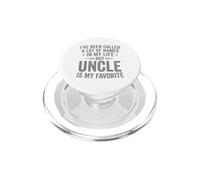 Uncle Is My Favorite Name Funny PopSockets PopGrip per MagSafe