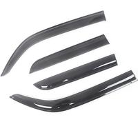 UNCLE LIAO 4 Pezzi Auto Deflettori Aria per Jaguar X-Type 2002-2008 Anteriori Posteriori Parapioggia Finestrino Deflettori d'Aria Antiturbo Finestra Visiera.