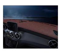 UNCLE LIAO Auto Console Centrale Tappetino per cruscotto per MG GS 2015-2016 (LHD) Copertura per Cruscotto Parasole Tappeto Antiscivolo Interna Protezione Accessori.,D-Brown