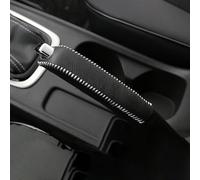 UNCLE LIAO Copertura del Freno a Mano dell'auto,per VW T Cross t-Cross 2019 2020 2021 2022 2023 2024 all'Usura Antiscivolo Accessorio di Protezione dell'impugnatura del Freno a Mano.,White