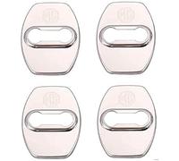 UNCLE LIAO Cover Protettiva Gancio di Chiusura della portiera dell’Auto,per MG HS ZS Copertura Serratura Auto.,C/Silver