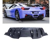 UNCLE LIAO Diffusore Paraurti Posteriore Auto per Ferrari 458 2011 2012 2013 2014 2015 2016,Spoiler Labbro Diffusore Splitter Kit Corpo,Styling Accessori.