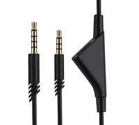 UNCLE LIGHT Astro A10 A30 A40, cavo di ricambio compatibile con cuffie da gioco Logitech Astro A10 A30 A40, cavo per cuffie da 3,5 mm, 1,5 m, nero